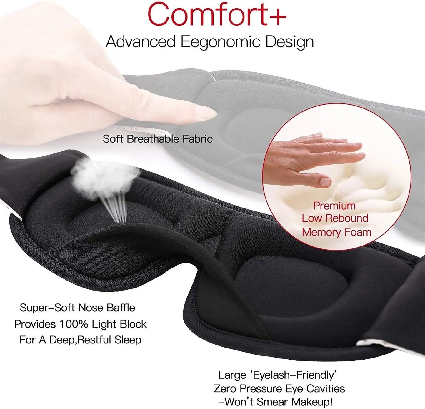DreamDome™ 3D Sleep Mask Cover