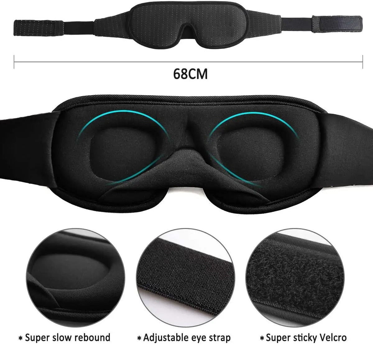 DreamDome™ 3D Sleep Mask Cover